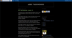 Desktop Screenshot of abbctaekwondo.blogspot.com