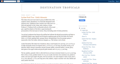 Desktop Screenshot of destinationtropicals.blogspot.com