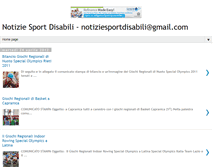 Tablet Screenshot of notiziesportdisabili.blogspot.com