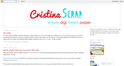 Desktop Screenshot of cristinascrap.blogspot.com