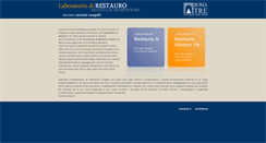 Desktop Screenshot of laboratoriodirestauro.blogspot.com