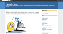 Desktop Screenshot of elearning-zone.blogspot.com