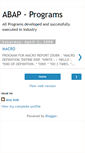 Mobile Screenshot of abap-programs.blogspot.com