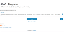 Tablet Screenshot of abap-programs.blogspot.com