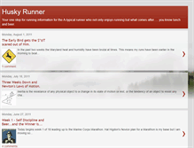 Tablet Screenshot of huskyrunner.blogspot.com