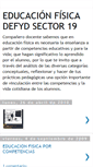 Mobile Screenshot of educacionfisicadefydsector19.blogspot.com