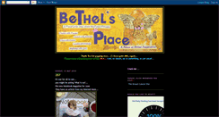 Desktop Screenshot of bethelofbethania.blogspot.com