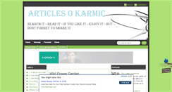 Desktop Screenshot of karmics-articles.blogspot.com