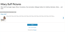 Tablet Screenshot of hilary-duff-picture.blogspot.com