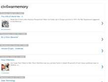 Tablet Screenshot of civilwarmemory.blogspot.com