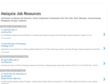 Tablet Screenshot of malaysia-jobresources.blogspot.com