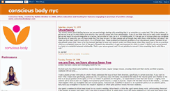 Desktop Screenshot of consciousbodynyc.blogspot.com