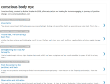 Tablet Screenshot of consciousbodynyc.blogspot.com