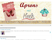 Tablet Screenshot of frillyapronsandheels.blogspot.com