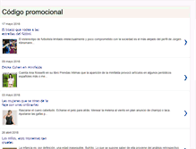 Tablet Screenshot of codigopromocionaleastore.blogspot.com