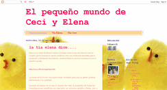 Desktop Screenshot of elmundodececiyelena.blogspot.com