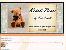 Tablet Screenshot of kehrlibears.blogspot.com