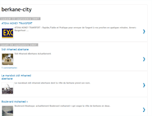 Tablet Screenshot of berkane-maroc.blogspot.com