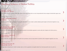 Tablet Screenshot of mascheraaztecaeildottornebbia.blogspot.com