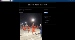 Desktop Screenshot of deathnote-latino.blogspot.com