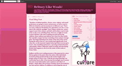 Desktop Screenshot of britneylikewoah.blogspot.com