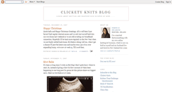 Desktop Screenshot of clicketyknits.blogspot.com