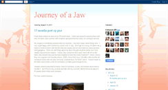 Desktop Screenshot of journeyofajaw.blogspot.com