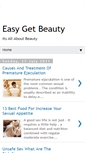 Mobile Screenshot of easygetbeauty.blogspot.com