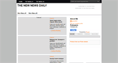 Desktop Screenshot of newzdayy.blogspot.com