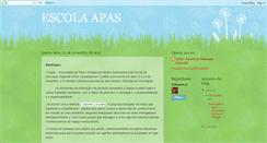 Desktop Screenshot of escolaapas.blogspot.com