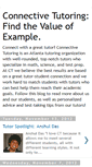 Mobile Screenshot of connectivetutoring.blogspot.com