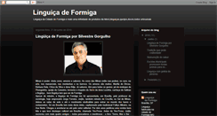 Desktop Screenshot of linguicadeformiga.blogspot.com