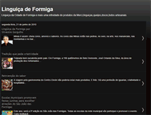 Tablet Screenshot of linguicadeformiga.blogspot.com