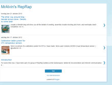 Tablet Screenshot of another-mendel-reprap.blogspot.com