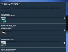 Tablet Screenshot of lascaracteristicasdelaguapotable.blogspot.com