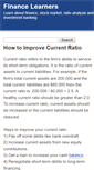Mobile Screenshot of financelearners.blogspot.com