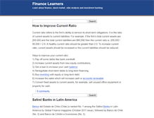Tablet Screenshot of financelearners.blogspot.com