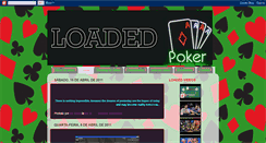 Desktop Screenshot of loadedpoker.blogspot.com