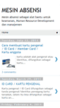 Mobile Screenshot of mesinabsensi2k.blogspot.com