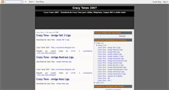 Desktop Screenshot of crazytones.blogspot.com