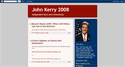 Desktop Screenshot of 2008kerry.blogspot.com