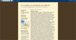 Desktop Screenshot of cambiosdelmundo.blogspot.com