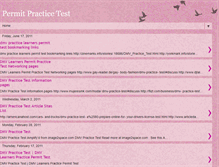 Tablet Screenshot of permit-practice-tests.blogspot.com