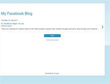 Tablet Screenshot of myfbpages.blogspot.com