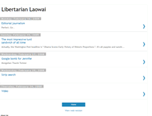 Tablet Screenshot of libertarianlaowai.blogspot.com