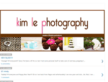 Tablet Screenshot of kimlephotography.blogspot.com