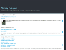 Tablet Screenshot of alemaysolucoes.blogspot.com