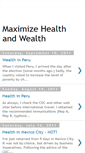 Mobile Screenshot of maxhealthwealth.blogspot.com