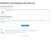 Tablet Screenshot of insurance-roadtax-muhaizam.blogspot.com