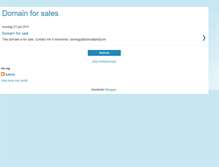 Tablet Screenshot of domain-4sale.blogspot.com